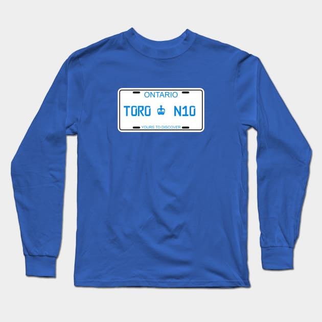 Toronto car license plate Long Sleeve T-Shirt by Travellers